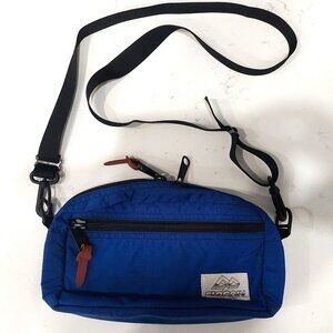 New Vintage GREGORY Padded Cross Body M Shoulder Belt Waist Bag Blue Unisex